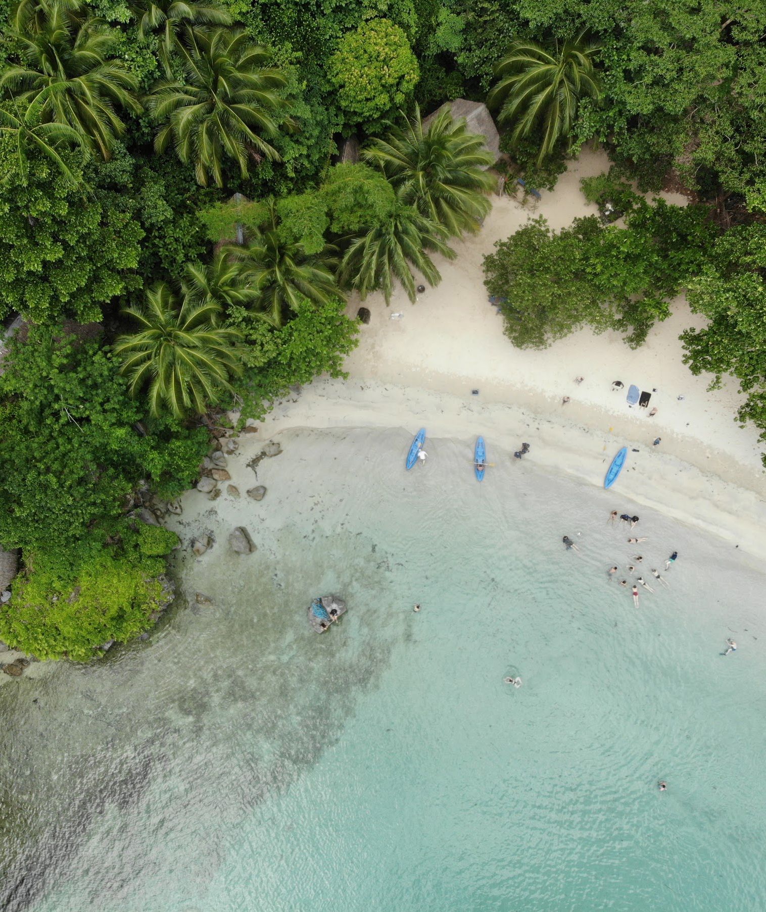 Cove seen from above