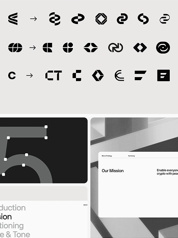 Screenshot of brand guidelines, partly viewed (cropped)